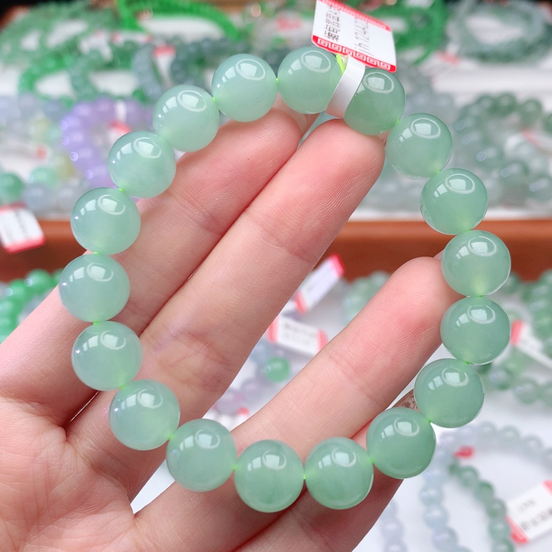 翡翠手链未镶嵌翡翠10.5mm