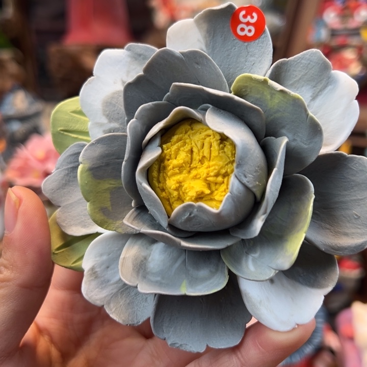 陶摆件小镇青花每日有新品