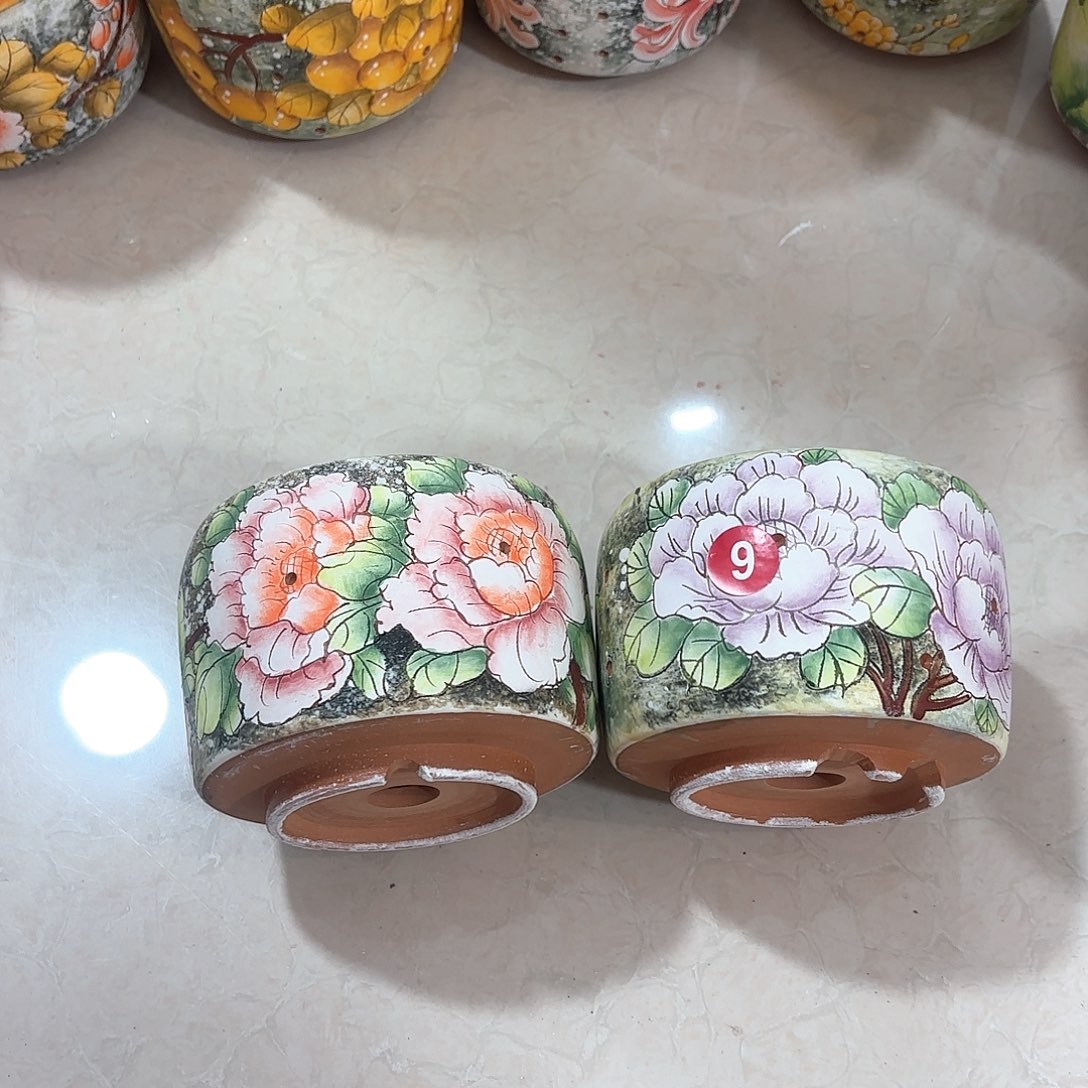 紫砂花盆手工花盆默认微瑕10/8