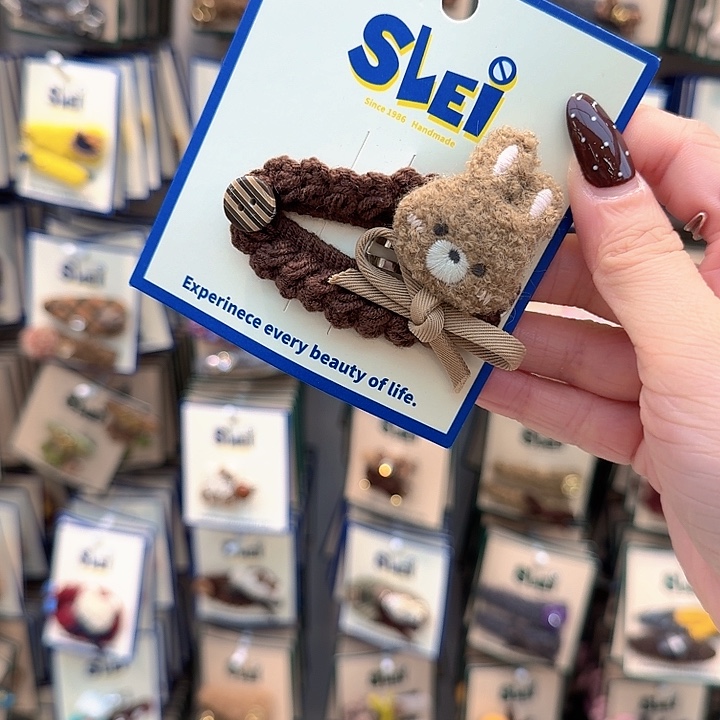 棕色毛线咖色兔子掰掰