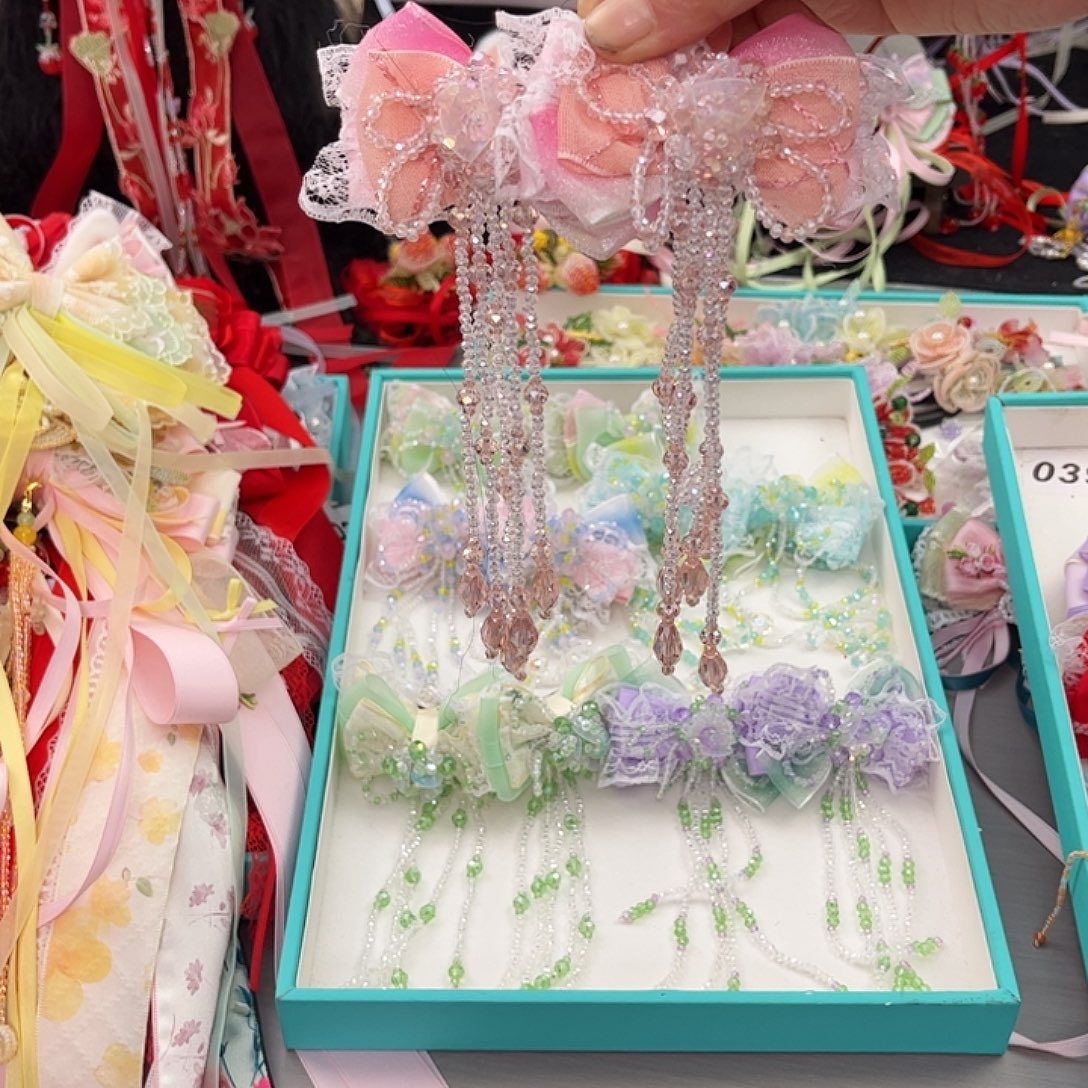 非金属桃花对夹1对