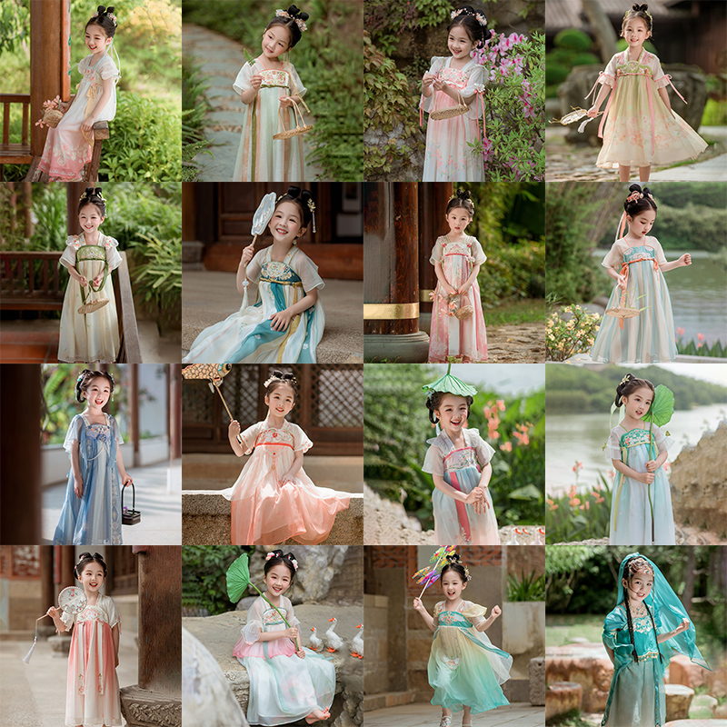 【夏季捡漏】女童汉服夏季中国风超仙襦裙
