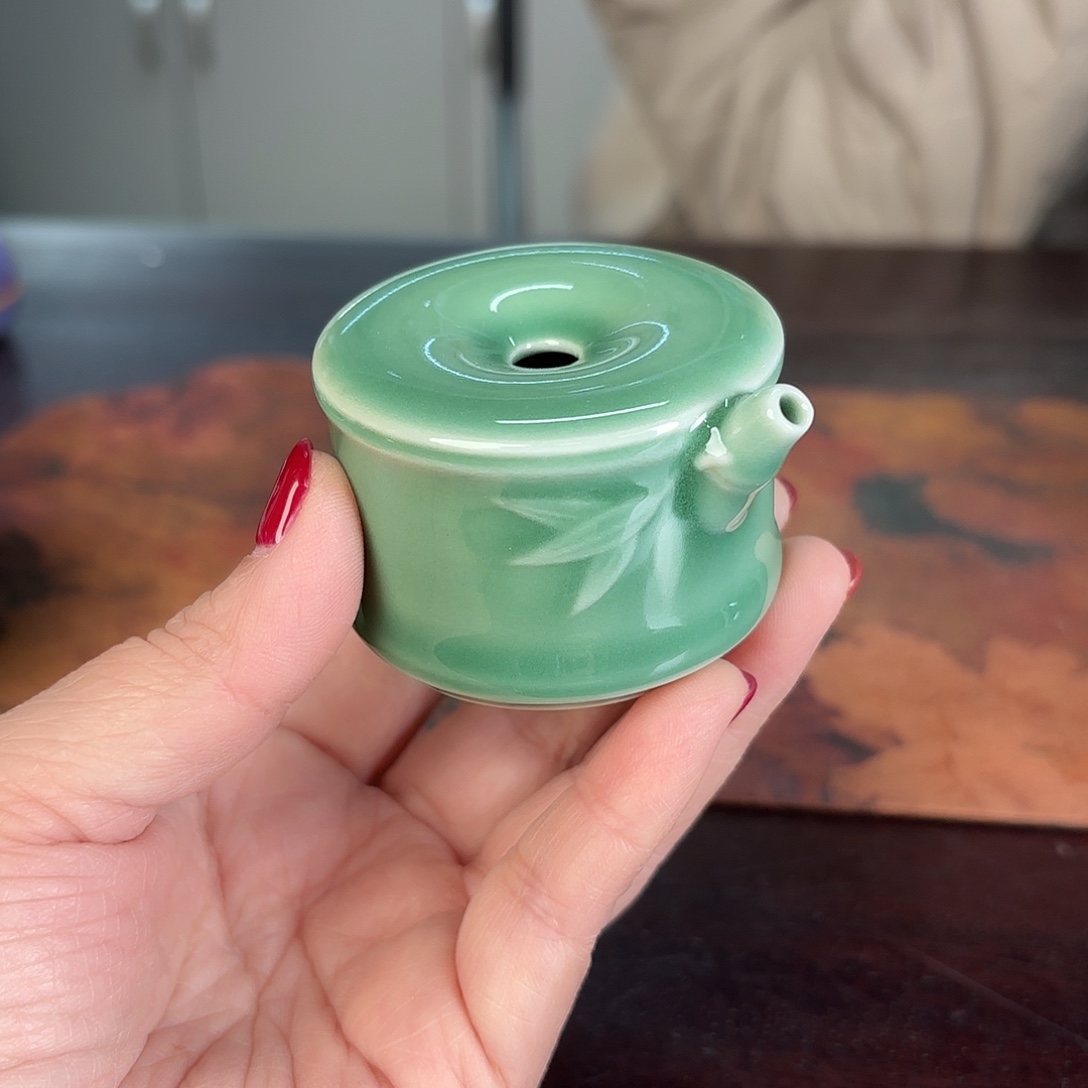 龙泉云间青瓷小米茶器