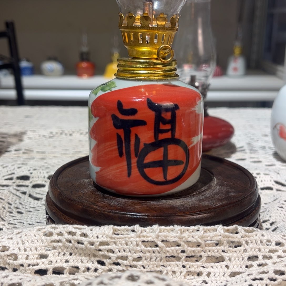 摆件景德镇手工陶瓷香薰灯