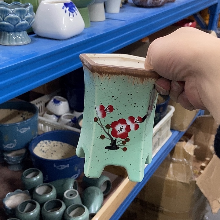 花盆单场满9.9发货9×12.5五边形