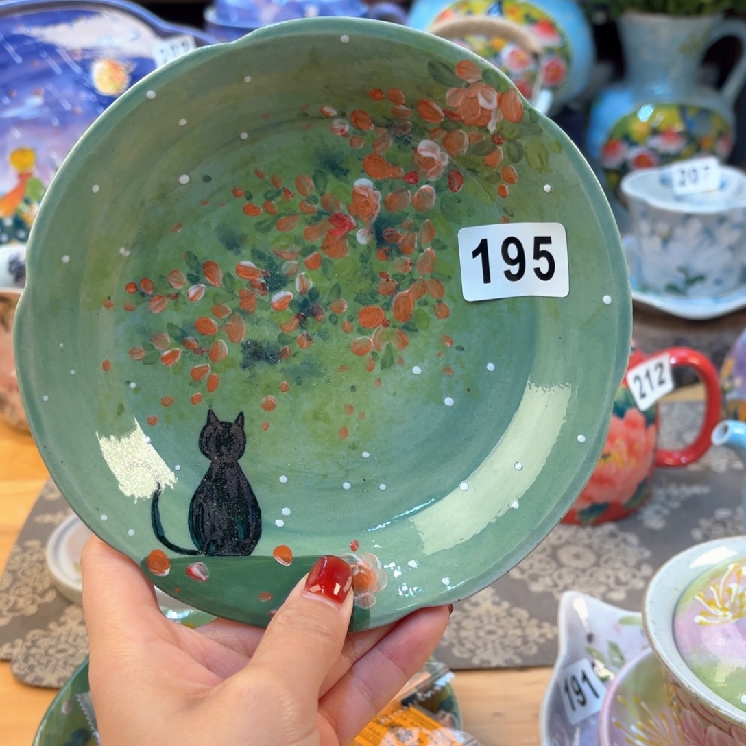 嘟***ﾟ景德镇手绘高温釉下彩陶瓷茶具