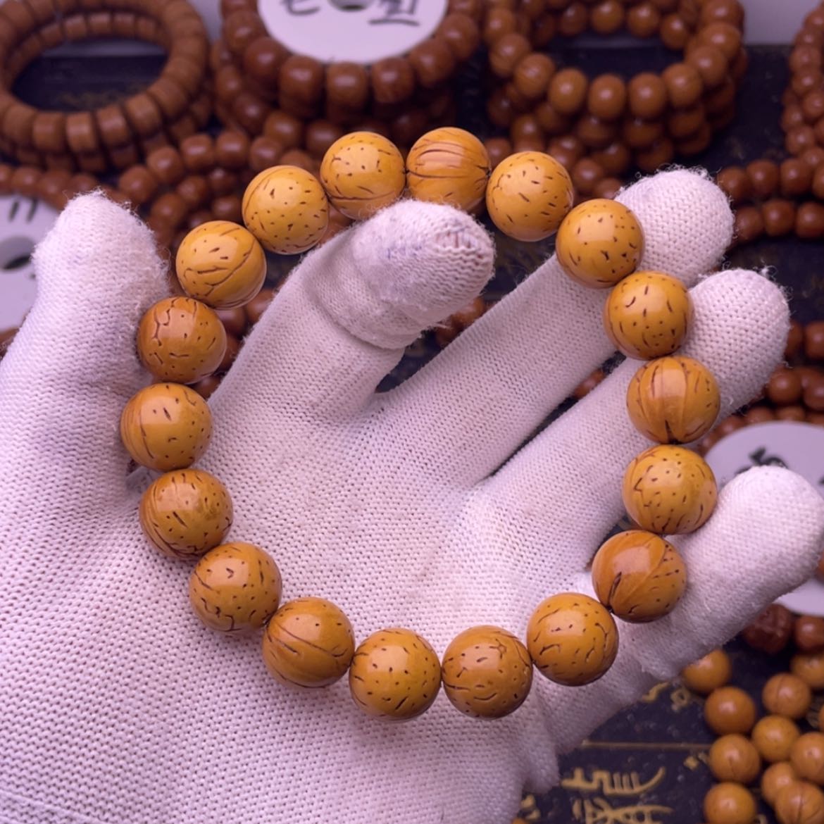 【闪购商品】吊坠桃核14脑纹桃核正圆