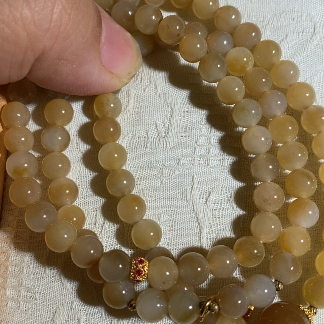 和田玉（糖玉）手链未镶嵌