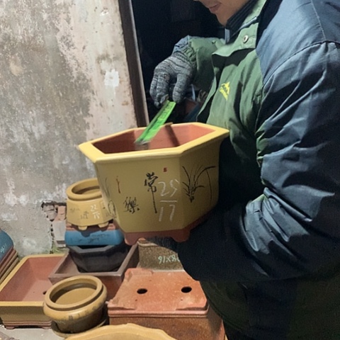 花盆紫砂手工制作