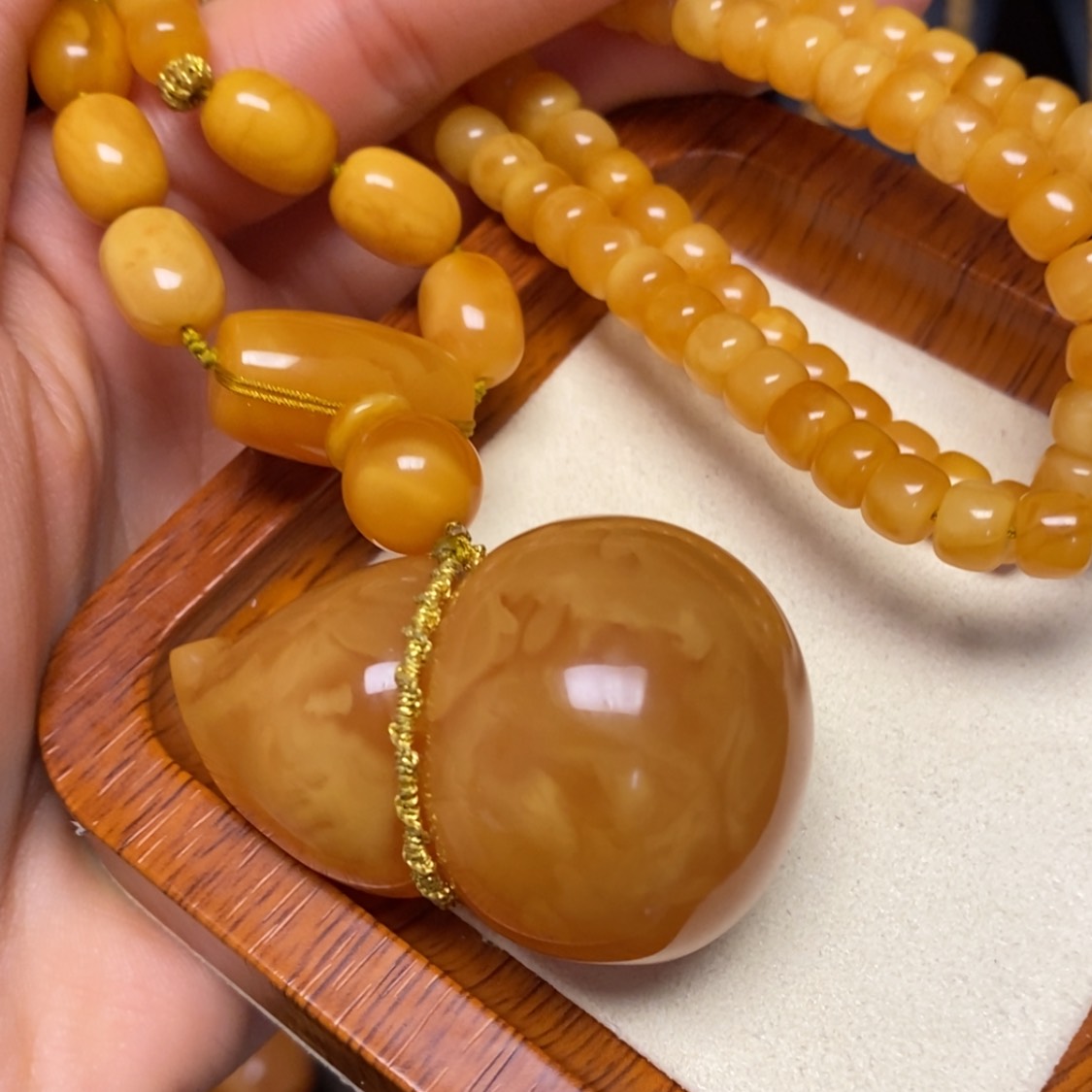 【闪购商品】蜜蜡颈饰未镶嵌项链