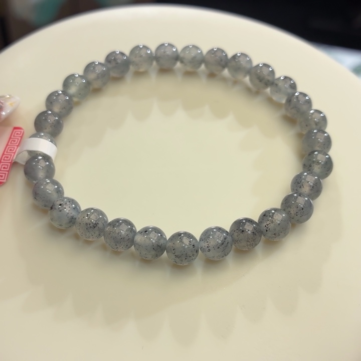 翡翠未镶嵌手链冰胶水墨丹青卡6.2