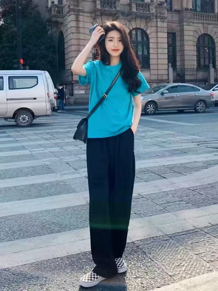 气质显瘦时尚女短T恤