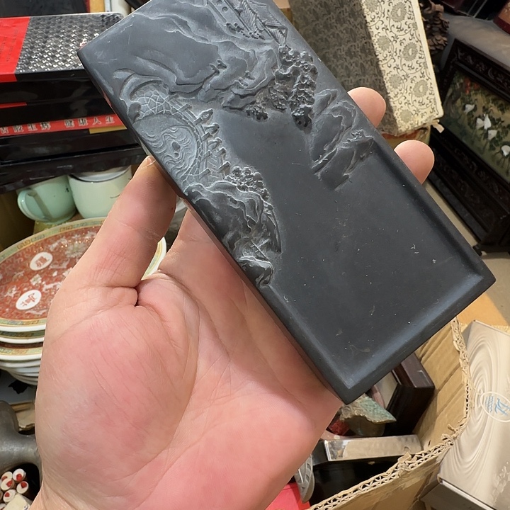 不***位端景台紫檀木类老物件