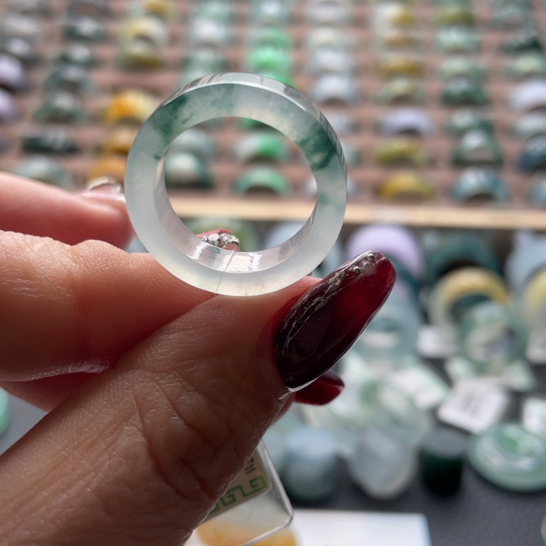 翡翠戒指未镶嵌戒指18