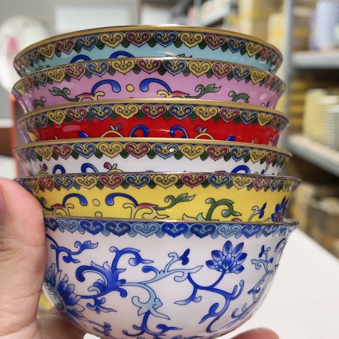 【闪购商品】骨瓷4.5寸6个…………………………