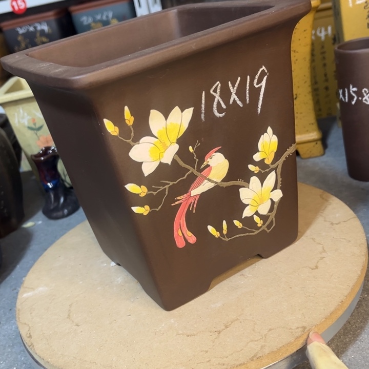 紫砂花盆紫砂花盆