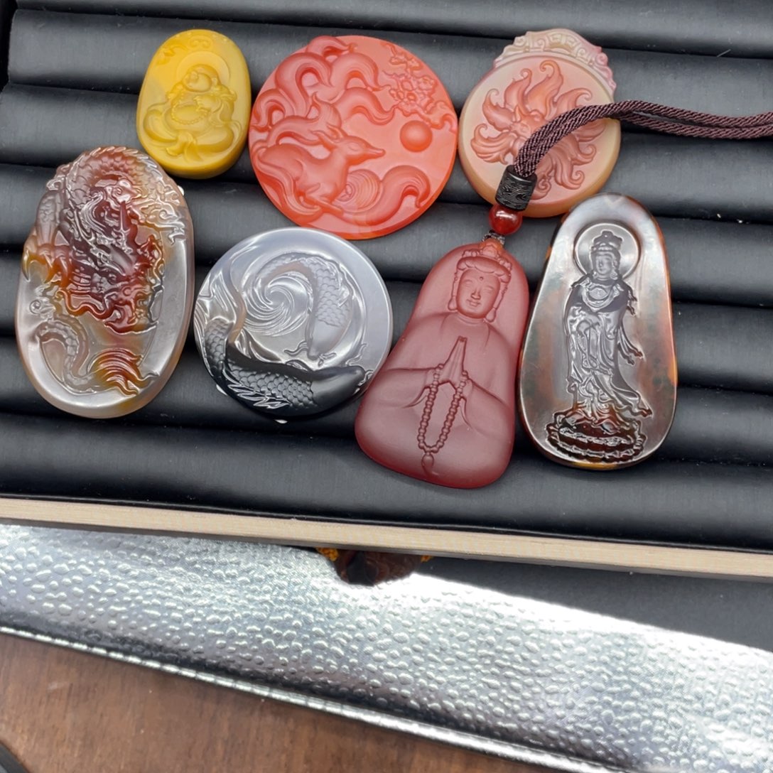 玄***具未镶嵌颈饰玛瑙/玉髓
