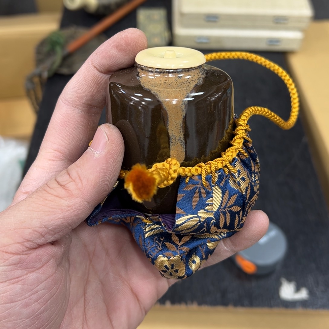 陶瓷日本中古工艺品摆件