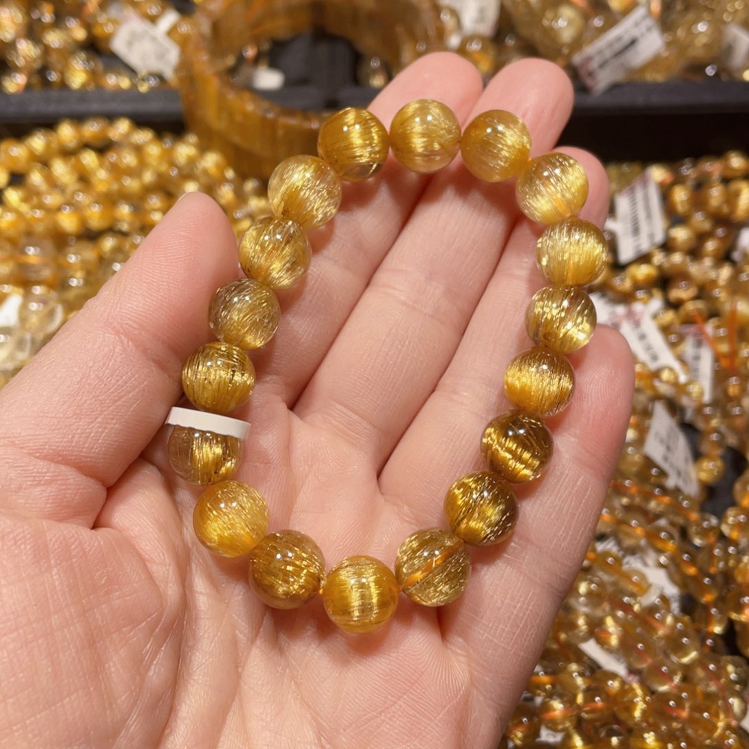 水晶手链未镶嵌天然水晶手链