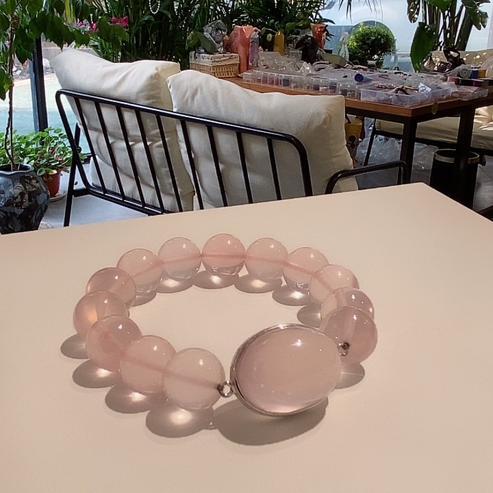 水晶手链未镶嵌全美粉水