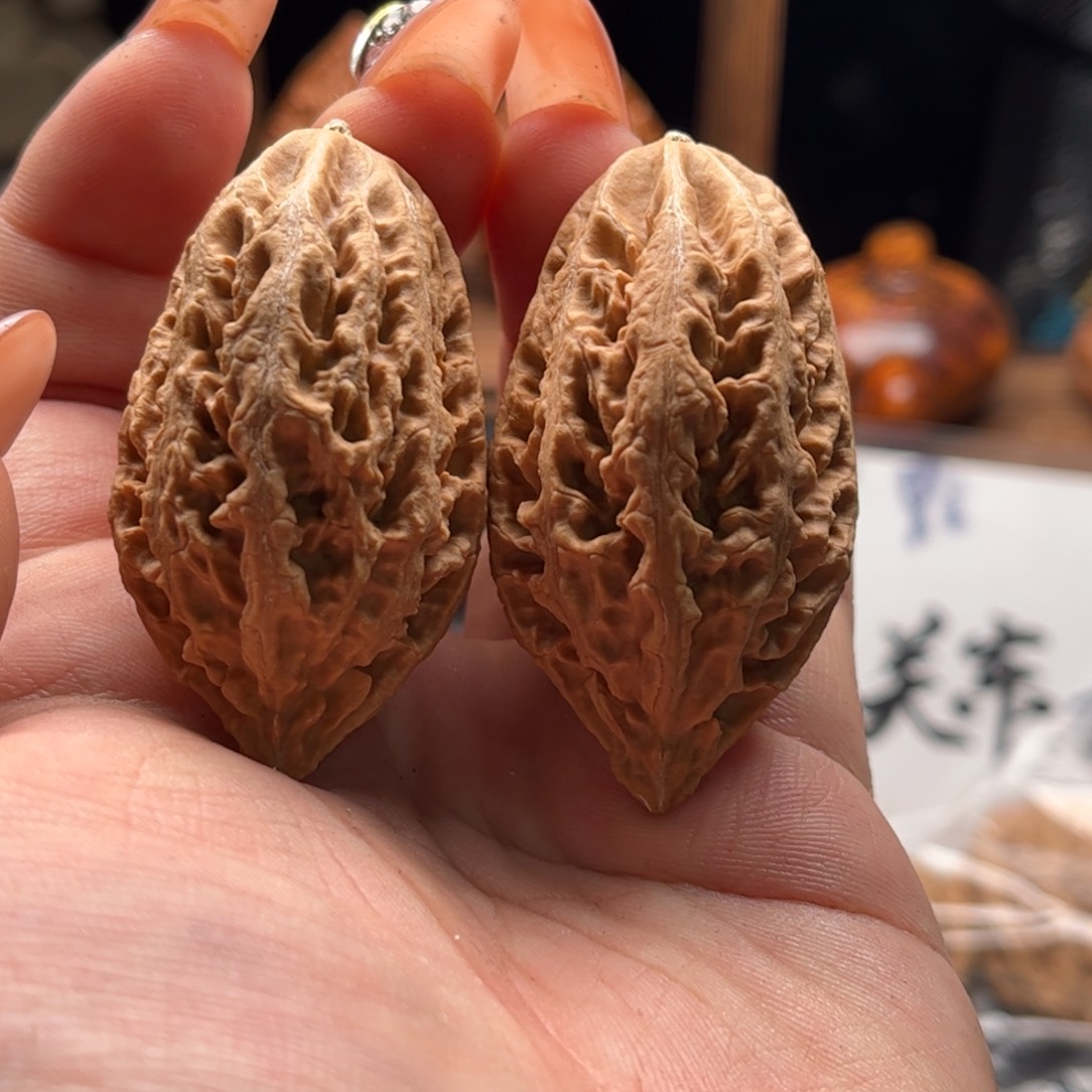 文玩核桃把件关东木子家楸大胖80
