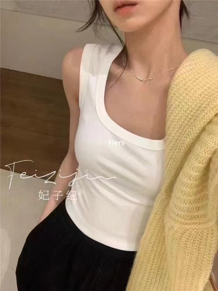 垫宽肩带吊带背心春夏四季可内搭外穿