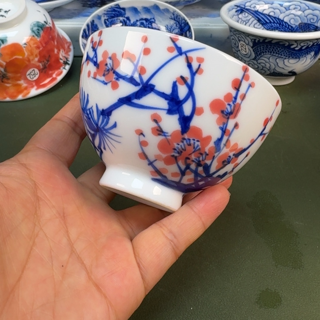 陶景德镇纯手绘茶具圆圆201