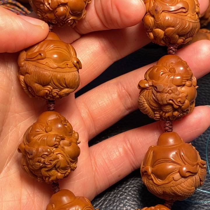 天***哥橄榄核手串/手链弥勒手串