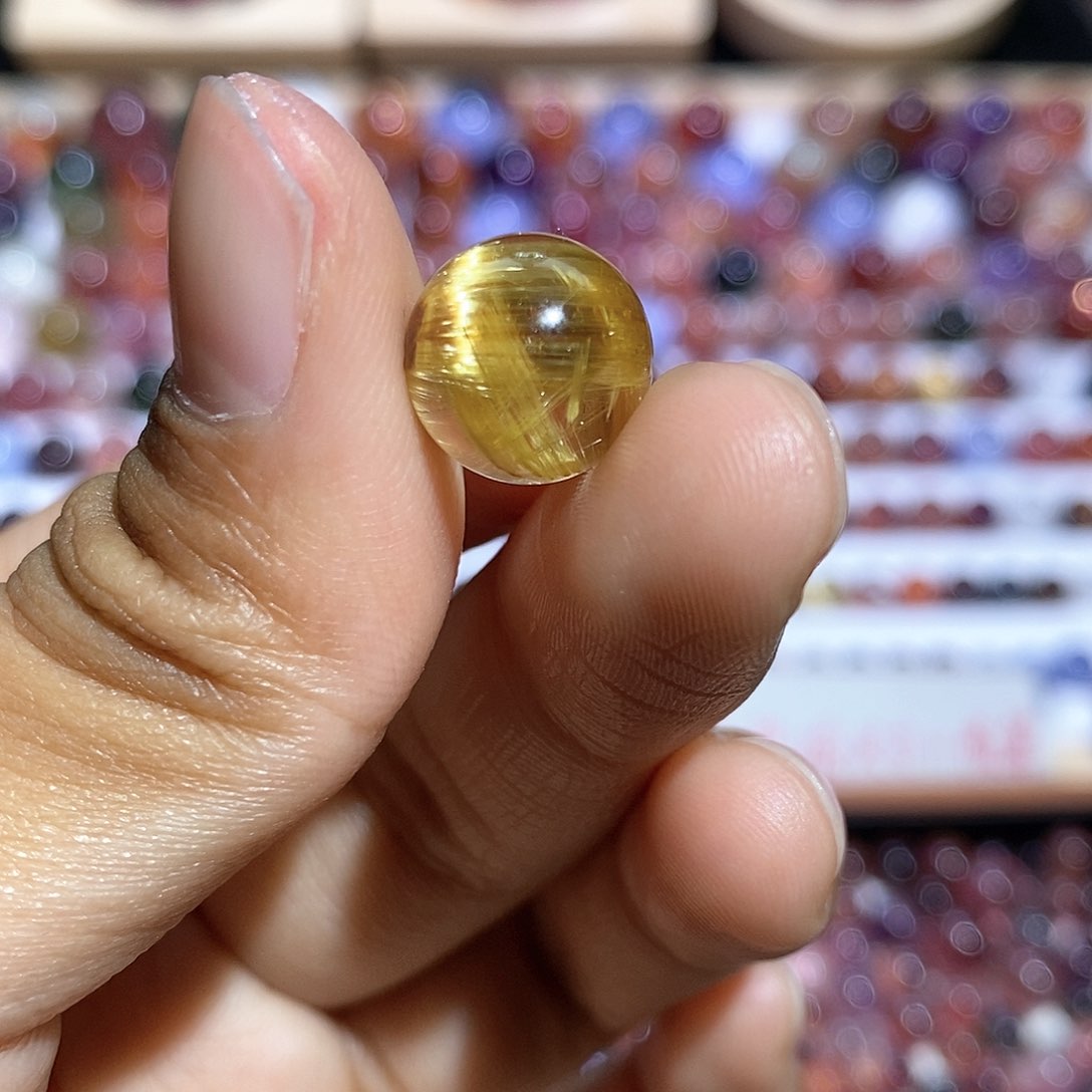 水晶钛晶单珠11.8未镶嵌