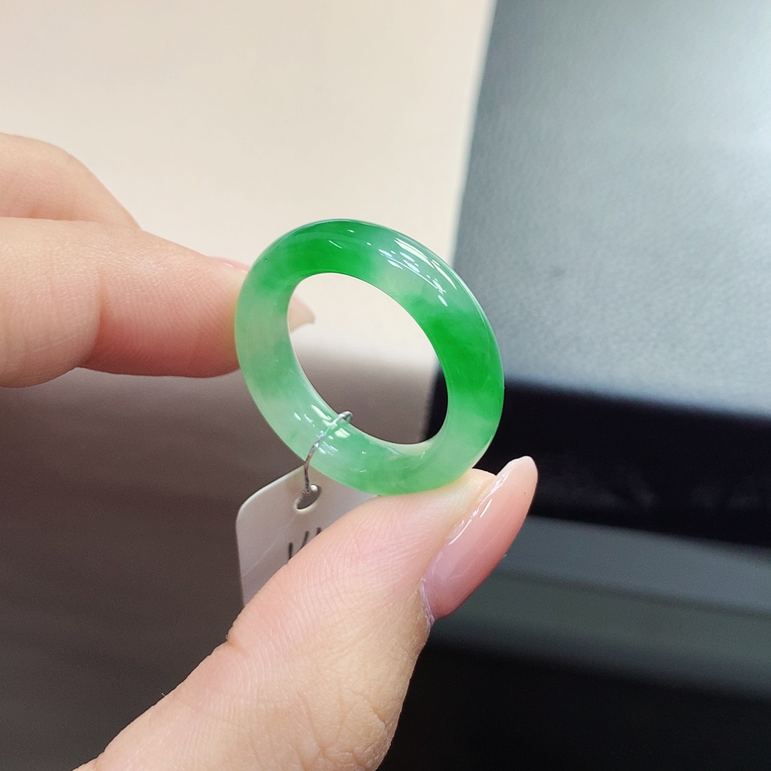 未镶嵌戒指翡翠14号