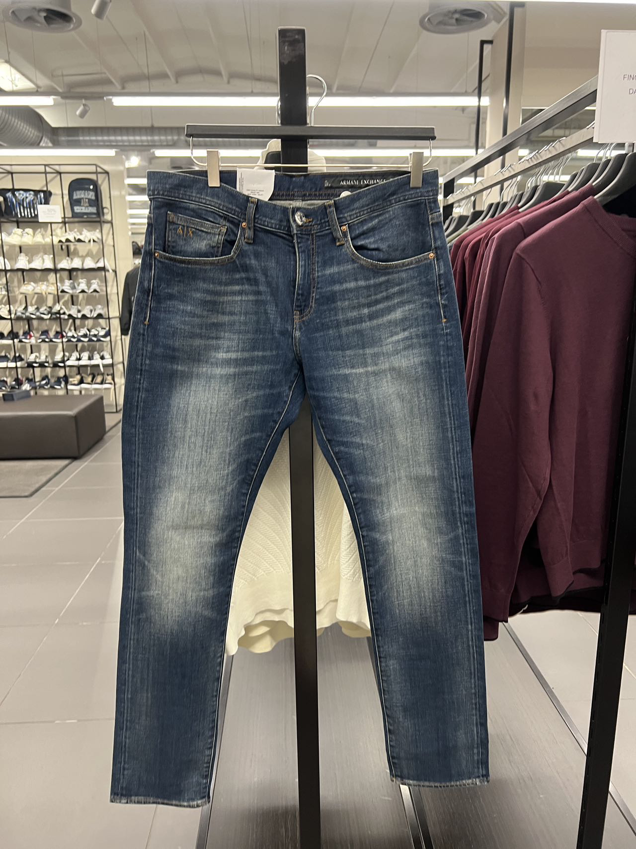 全新未使用 AX ARMANI EXCHANGE/阿玛尼 修身牛仔裤 不退换 