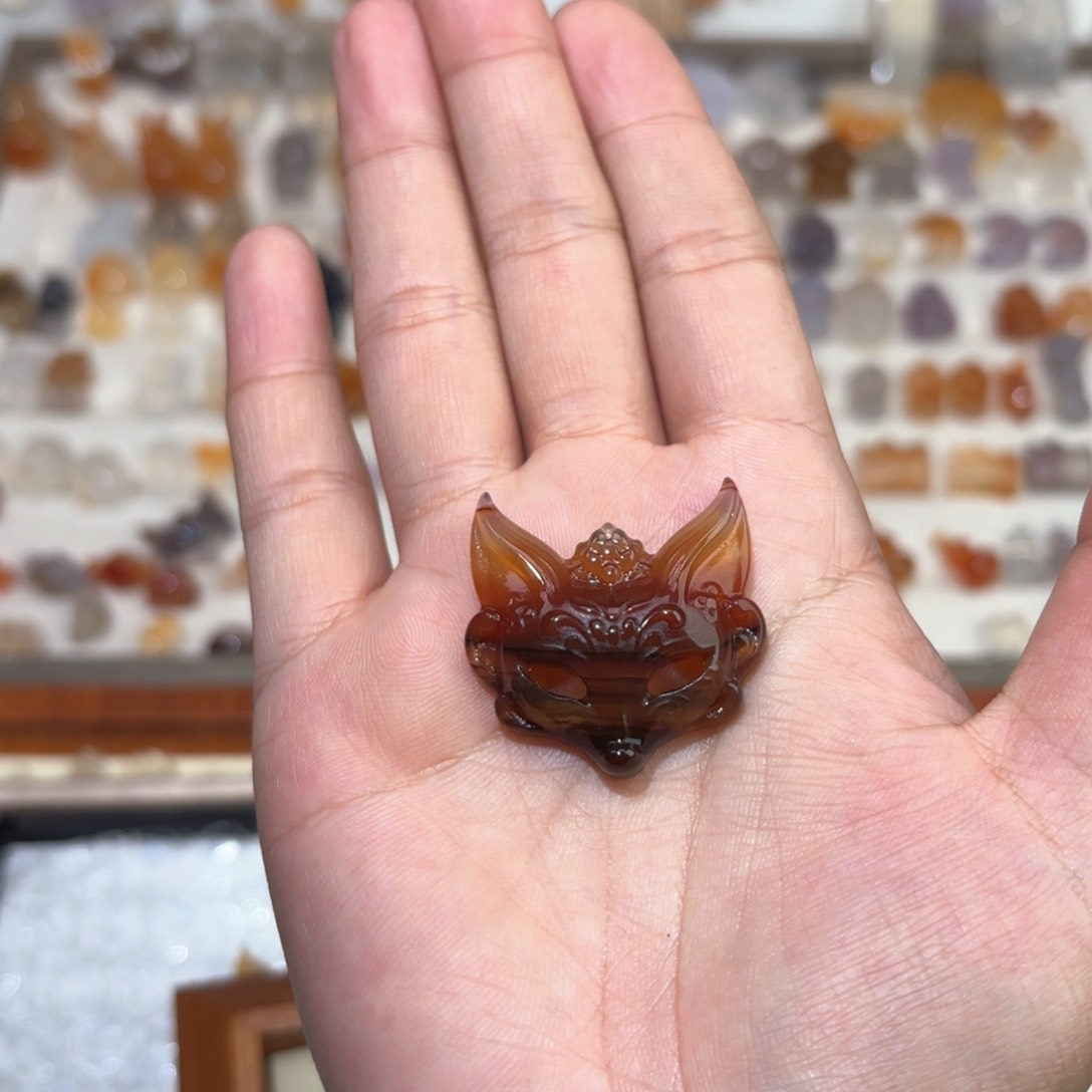 玛瑙/玉髓颈饰未镶嵌夜*