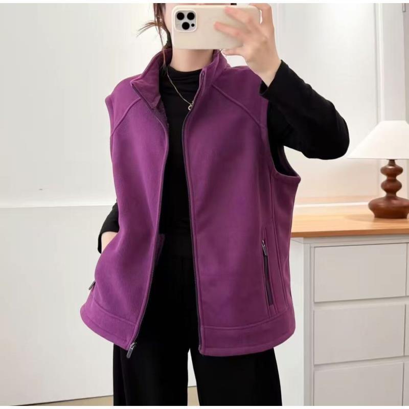 016摇粒马甲 三色 均码90-170斤