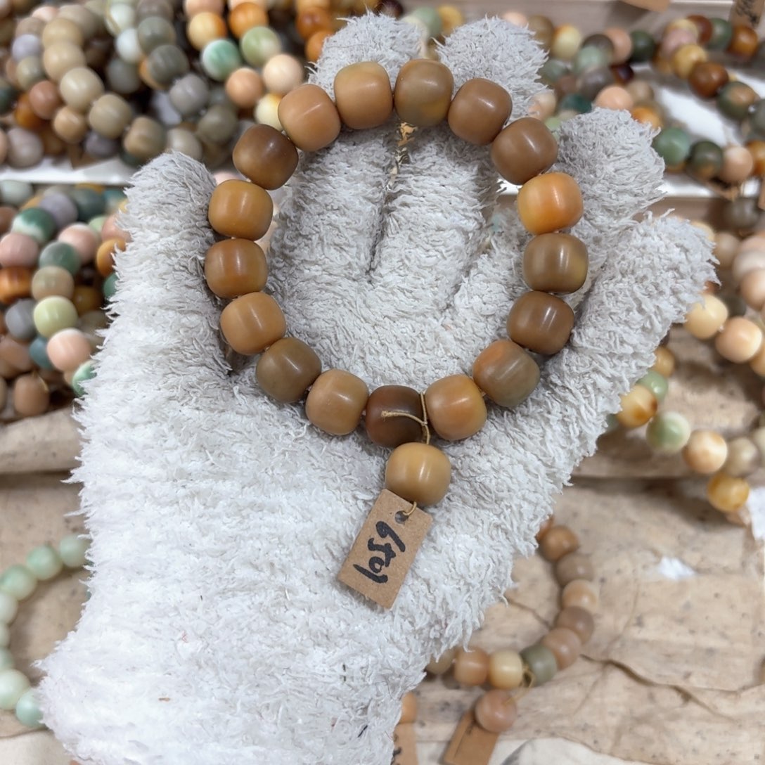 菩提根/象牙果吊坠6501卡14桶珠