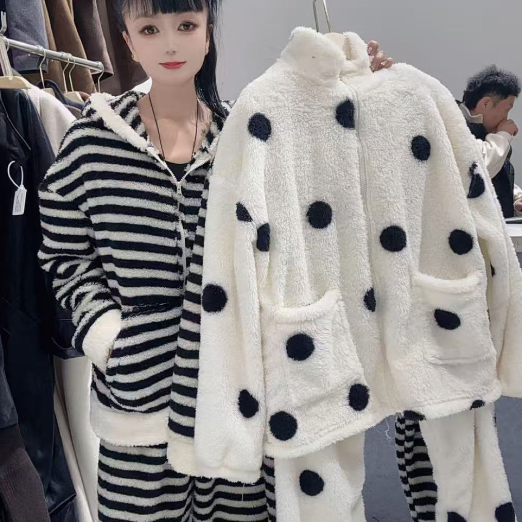 冬季保暖睡衣家居服