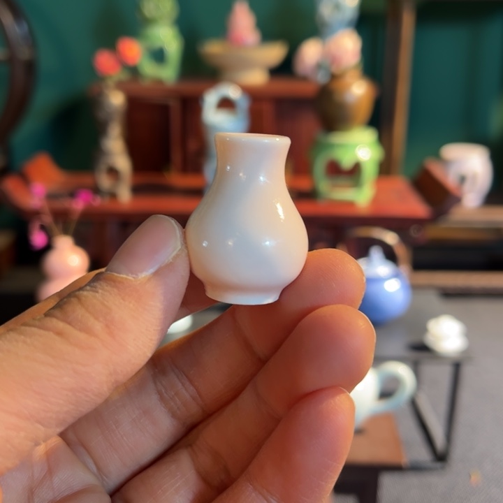 摆件微陶老王迷你好瓶