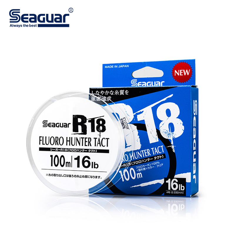 Seaguar2022新款 Seaguar西格蓝标R18氟碳鱼线路亚前导线子线主线