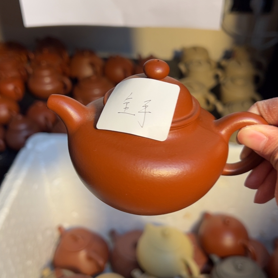 紫砂茶壶宜兴紫砂壶朱泥