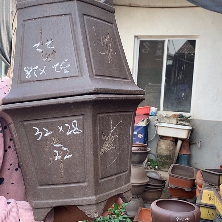 紫砂花盆宜兴紫砂