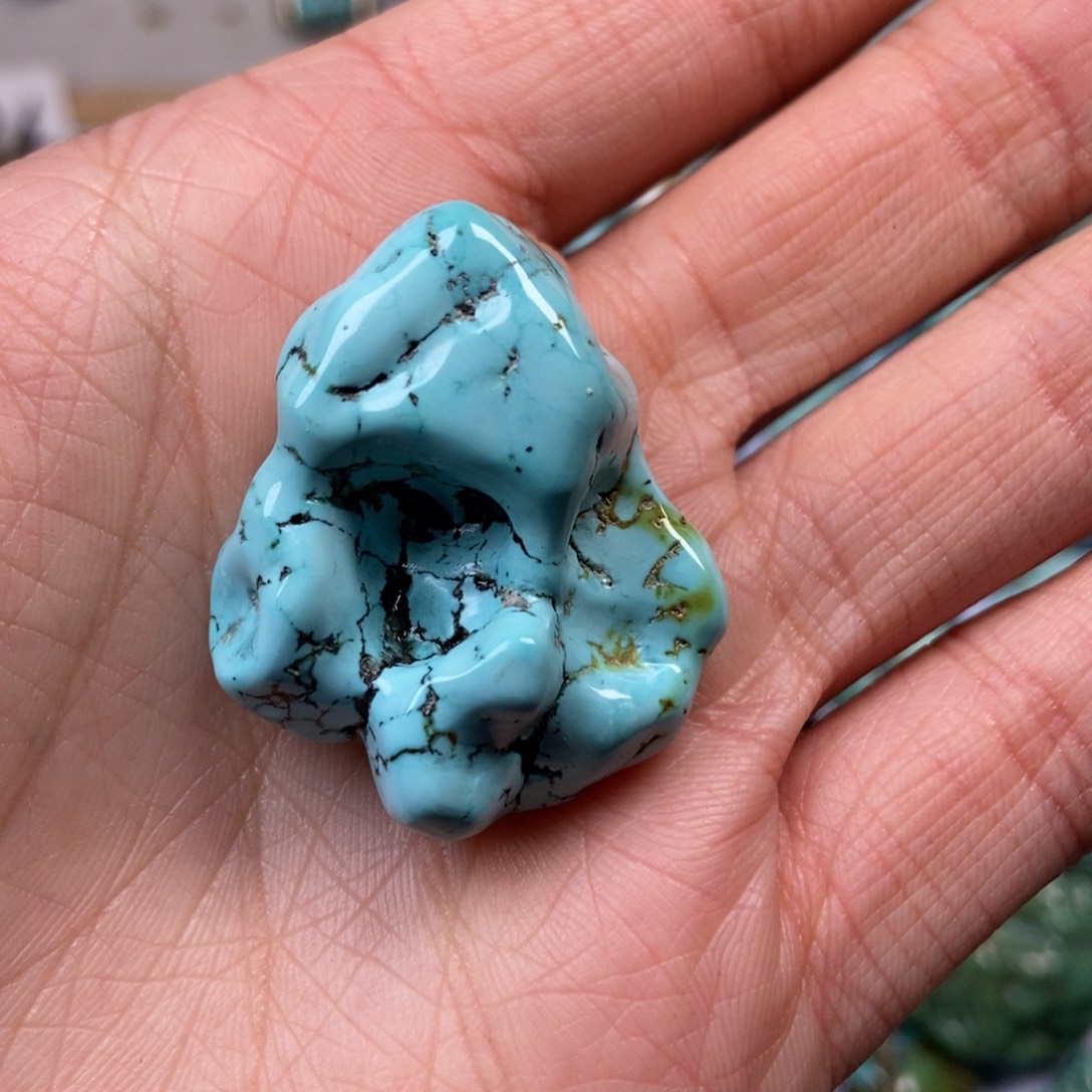 绿松石珠宝奇石未镶嵌A*y