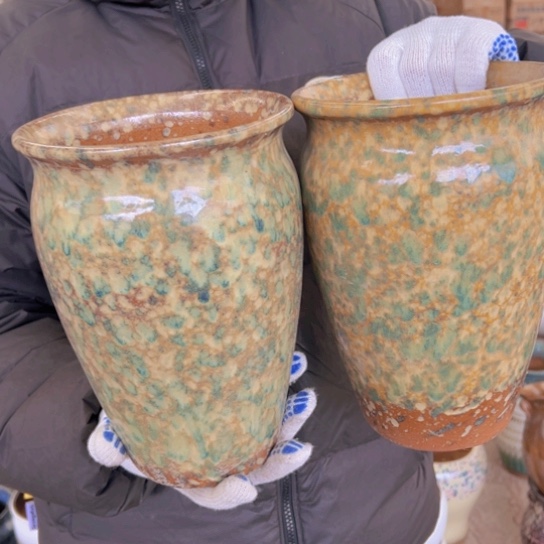 紫砂花盆高24口17————-