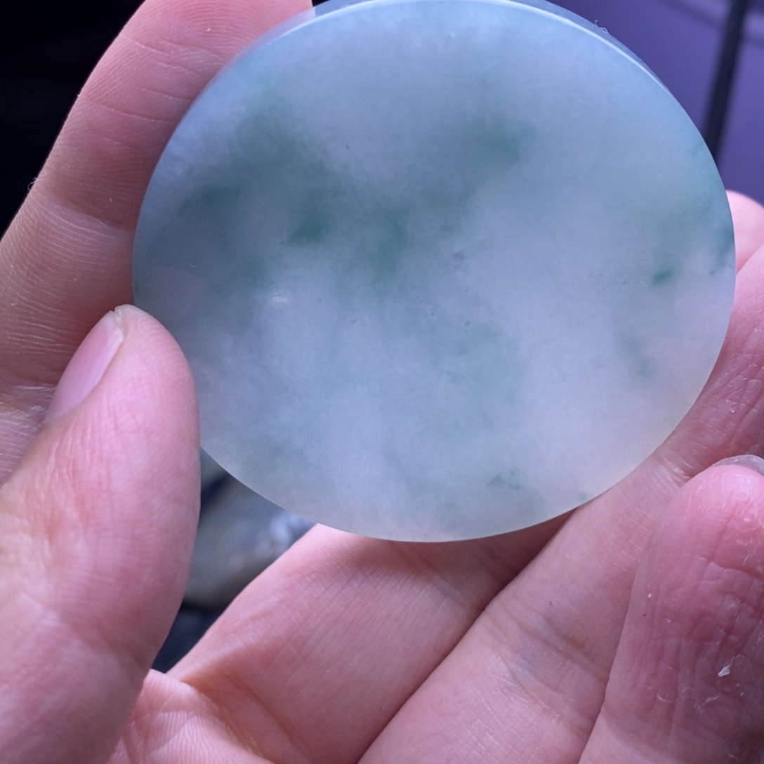 定制翡翠未镶嵌包工平安扣