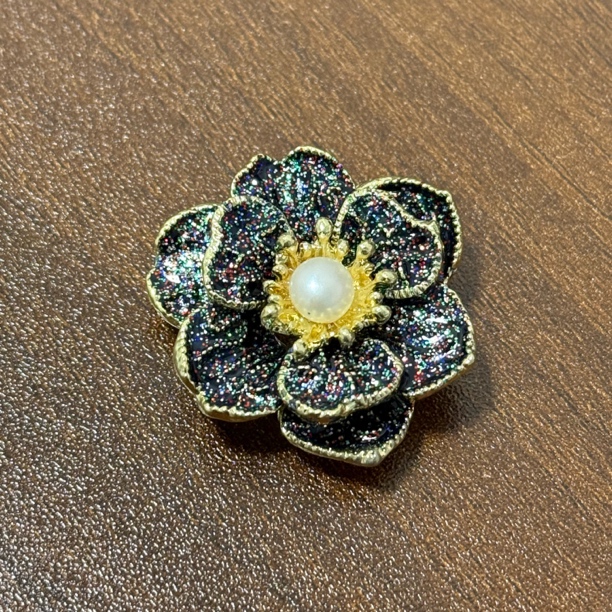 天然 淡水珍珠 珠宝胸针 多样性发其一 YB0002