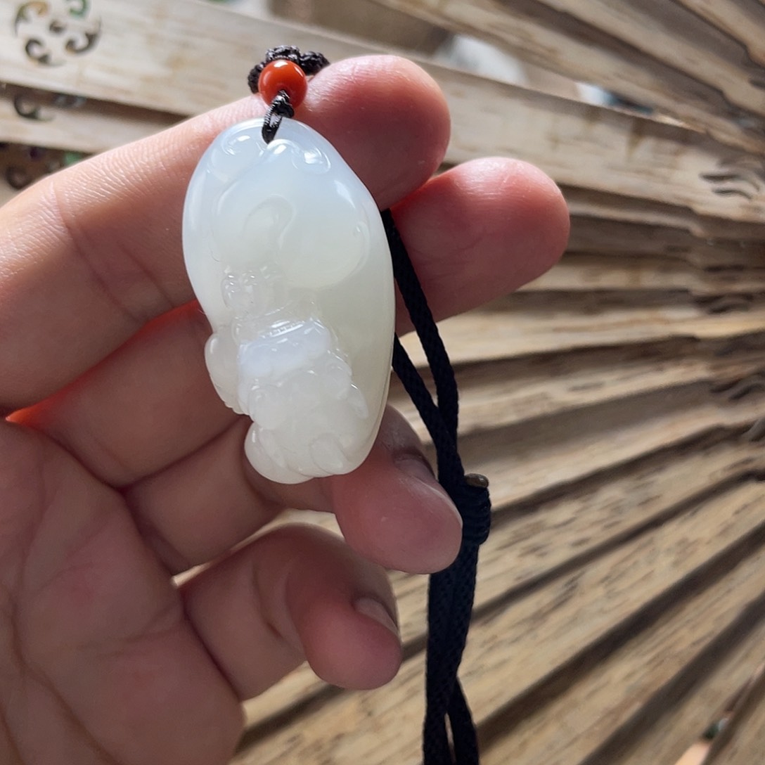 和田玉吊坠(不含链)未镶嵌