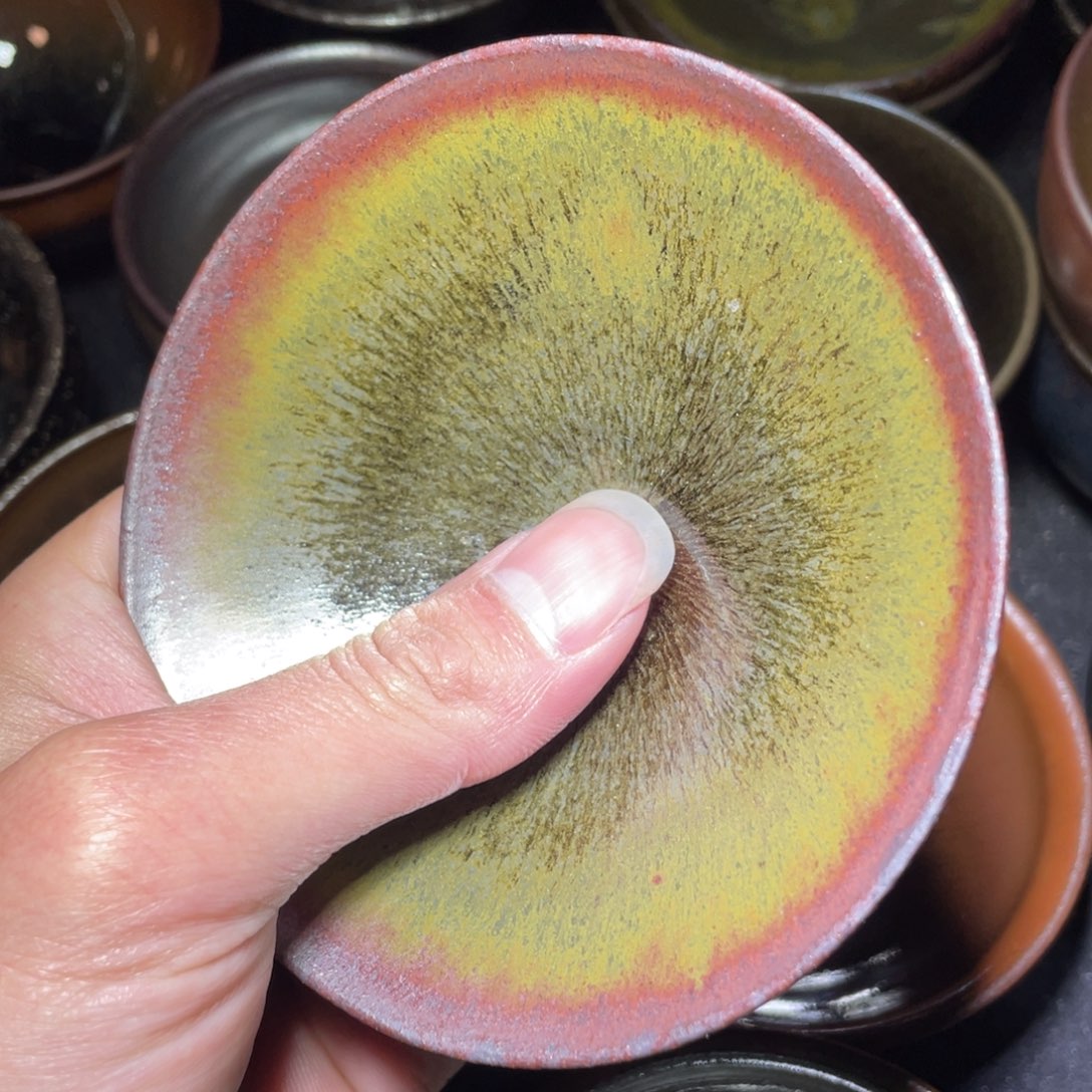 茶盏传***哥1建窑建盏主人杯柴烧