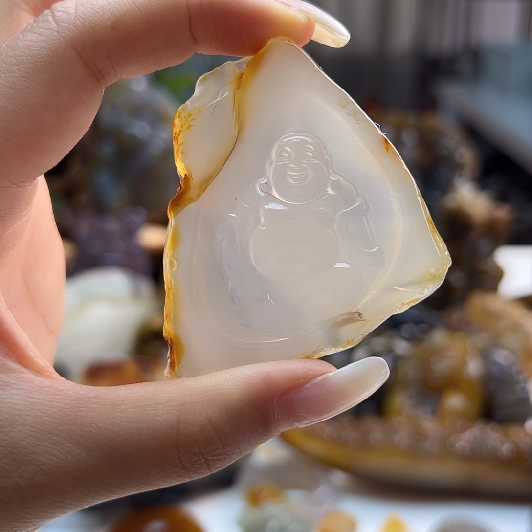 玛瑙/玉髓未镶嵌吊坠(不含链)