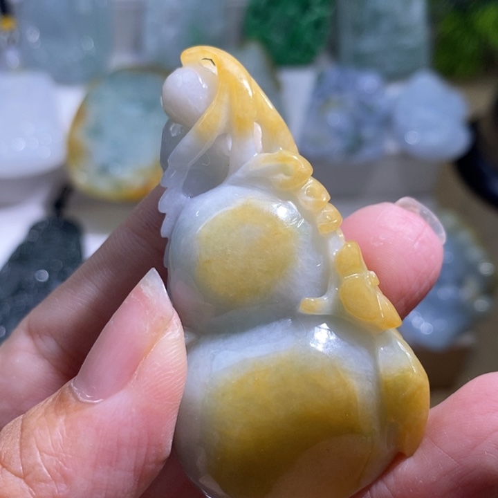 【闪购商品】翡翠挂件未镶嵌葫芦