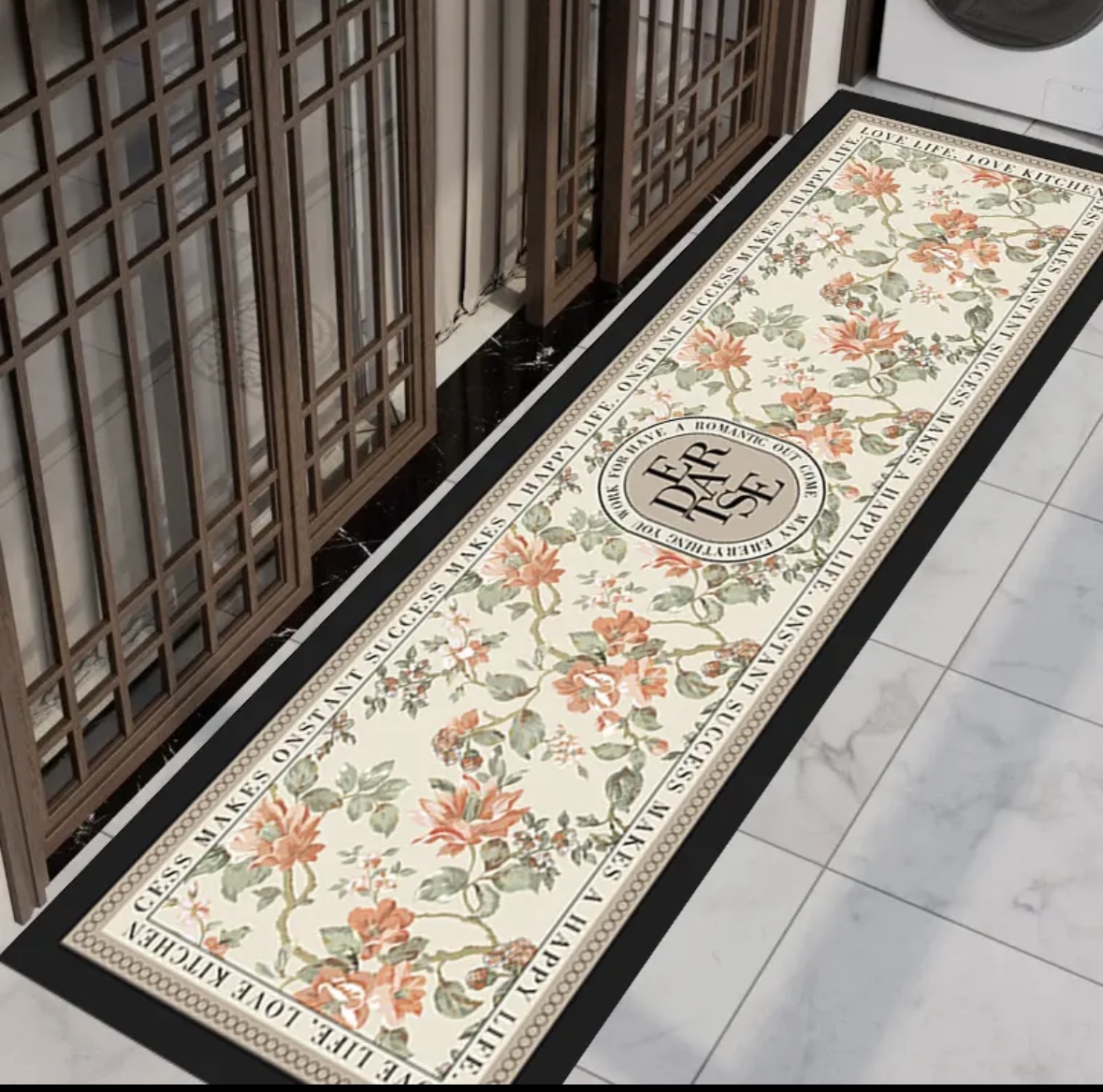 Z230-【60*200cm】硅藻泥美式风格家用厨房吸水防油防滑耐脏可擦垫