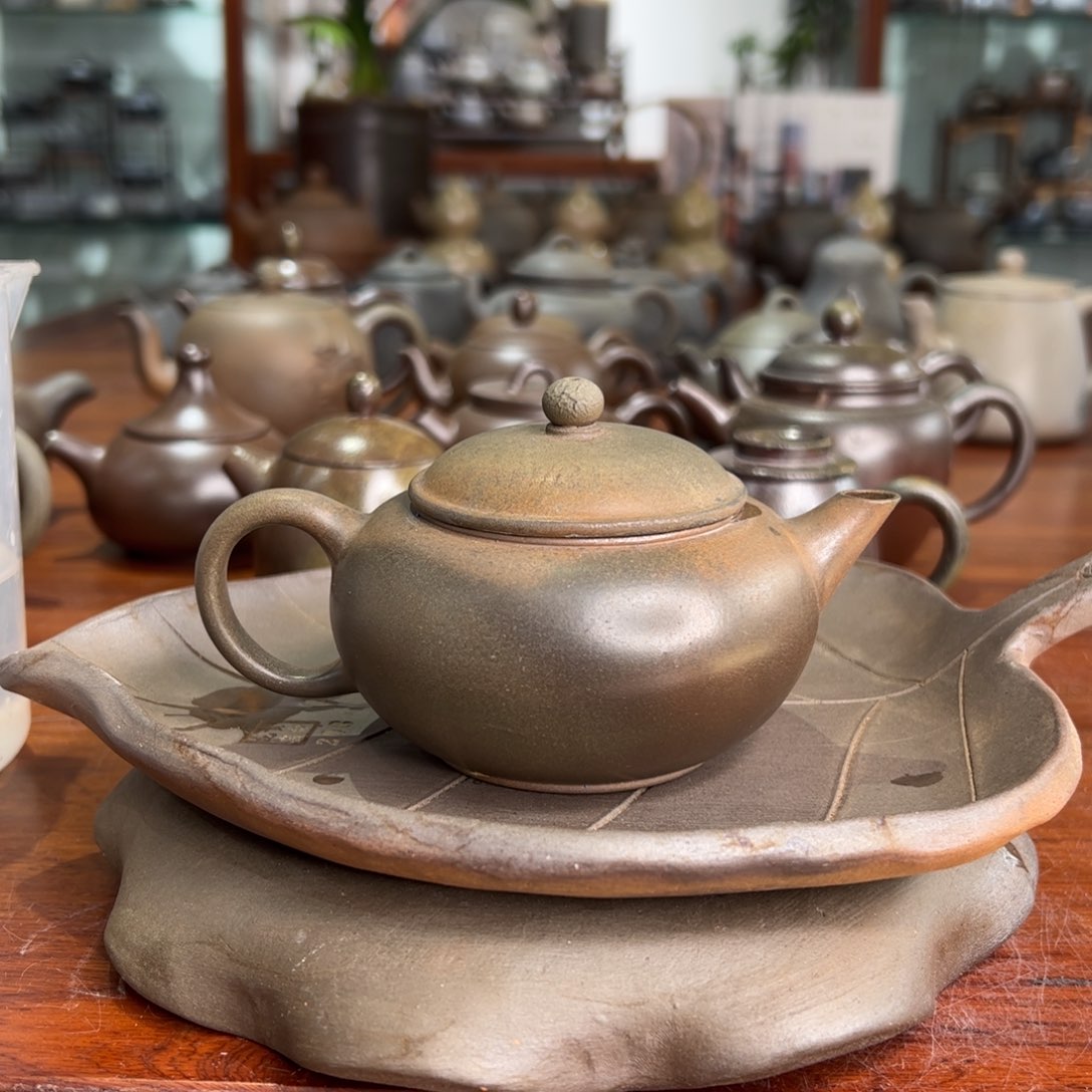 贵台龙窑柴烧茶壶A33