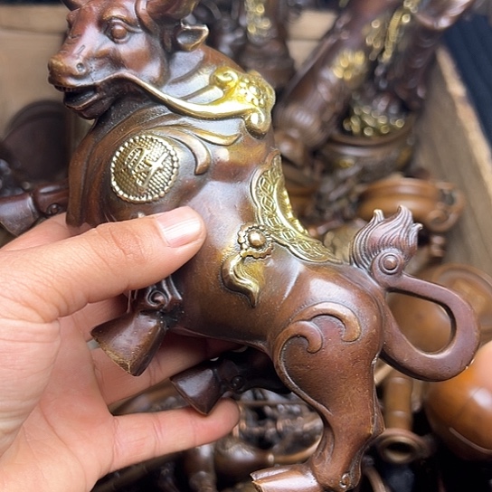 铜制文玩把玩物件